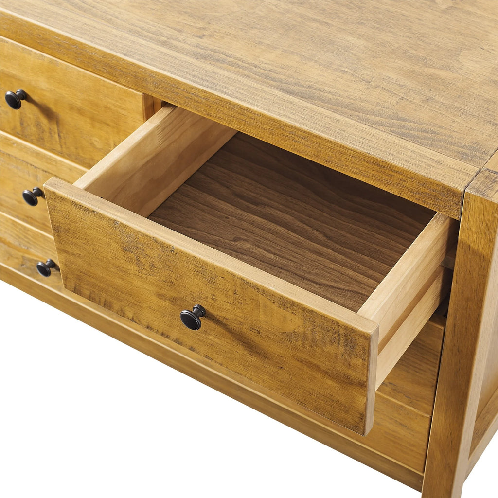 Rustic Wood 5-Drawer Dresser X751833