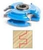Carbide Tipped 3-Wing Roman Ogee Reversible Stile & Rail 2-29/32 x 1 x Pack of 2 D39397