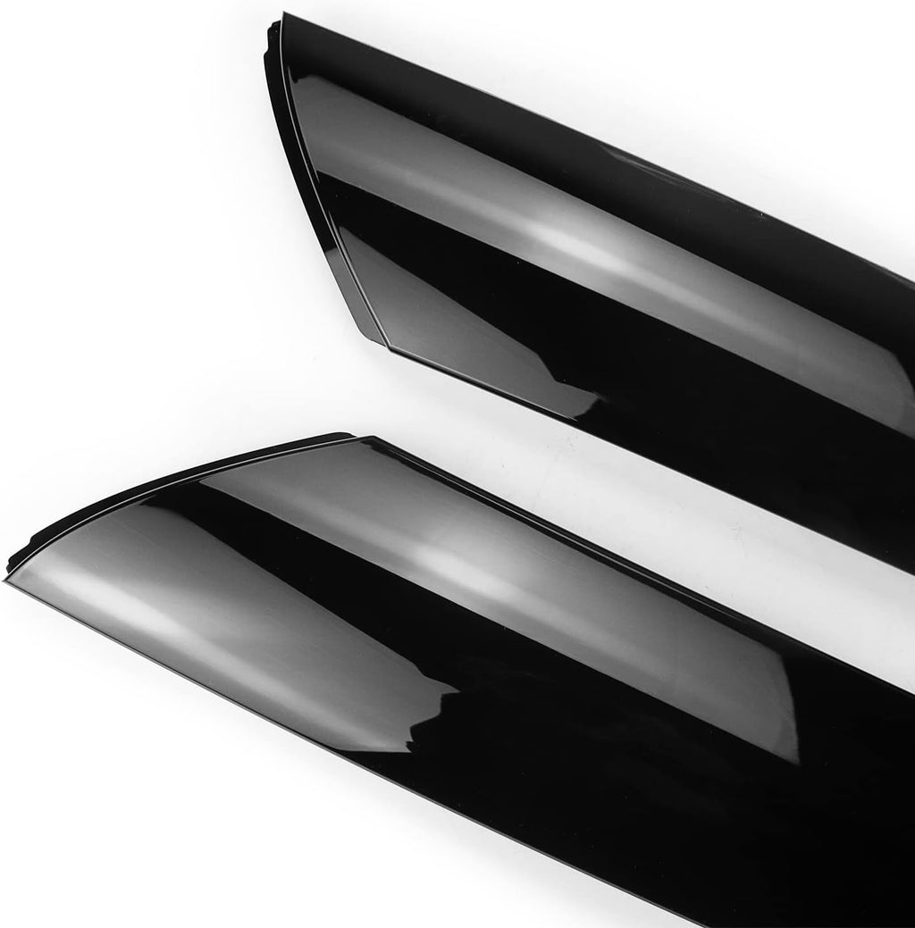 Gloss Black Windshield Pillar Trim Panel Molding Pack of 2 A706433
