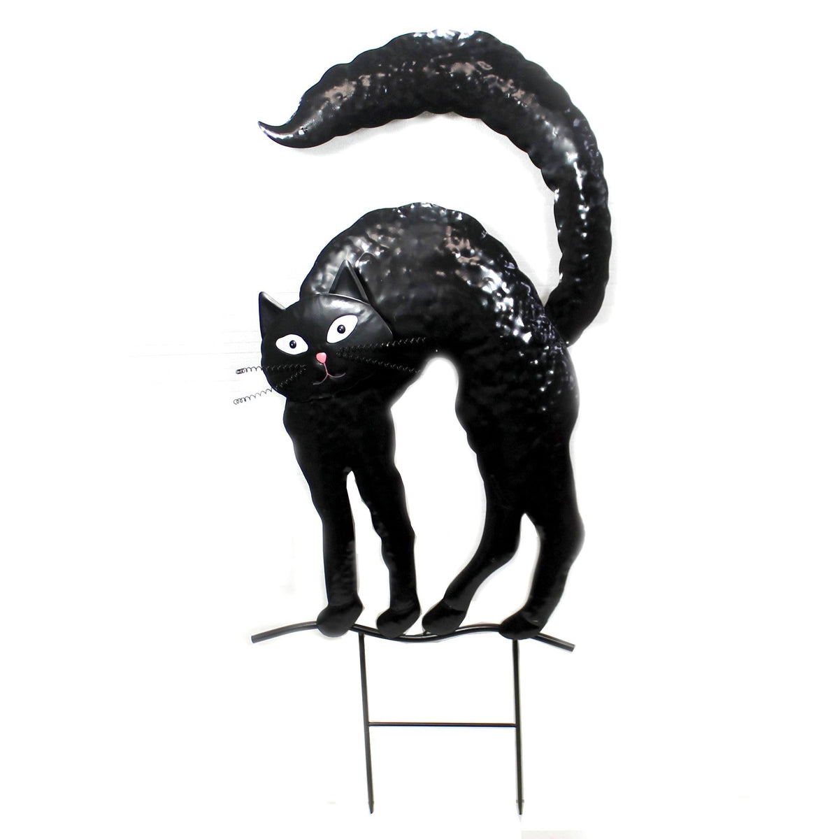 Black Halloween Cat Stake Outdoor Decoration V71349