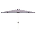 6.5 x 10 ft Rect Umbrella Black/White R214