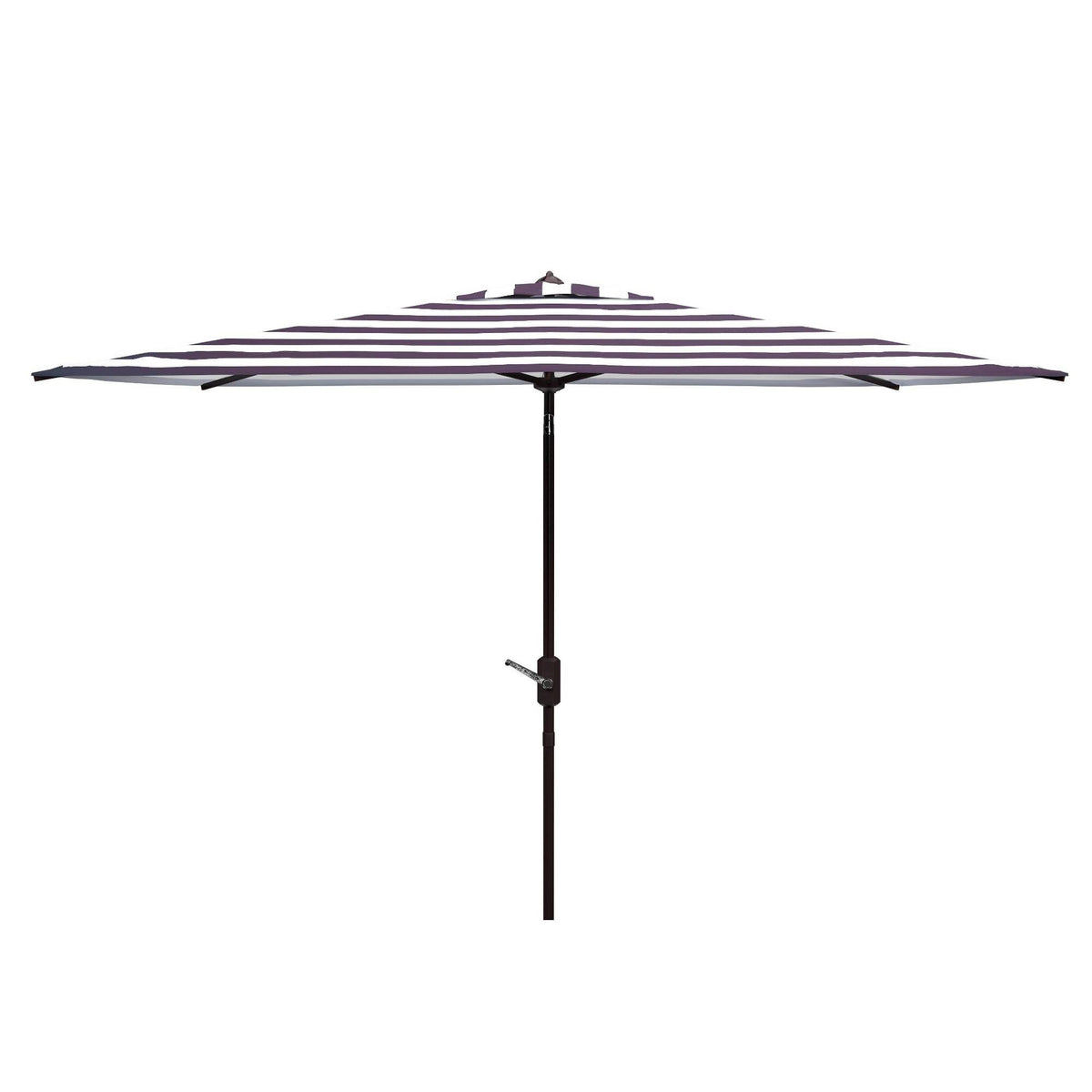 6.5 x 10 ft Rect Umbrella Black/White R214