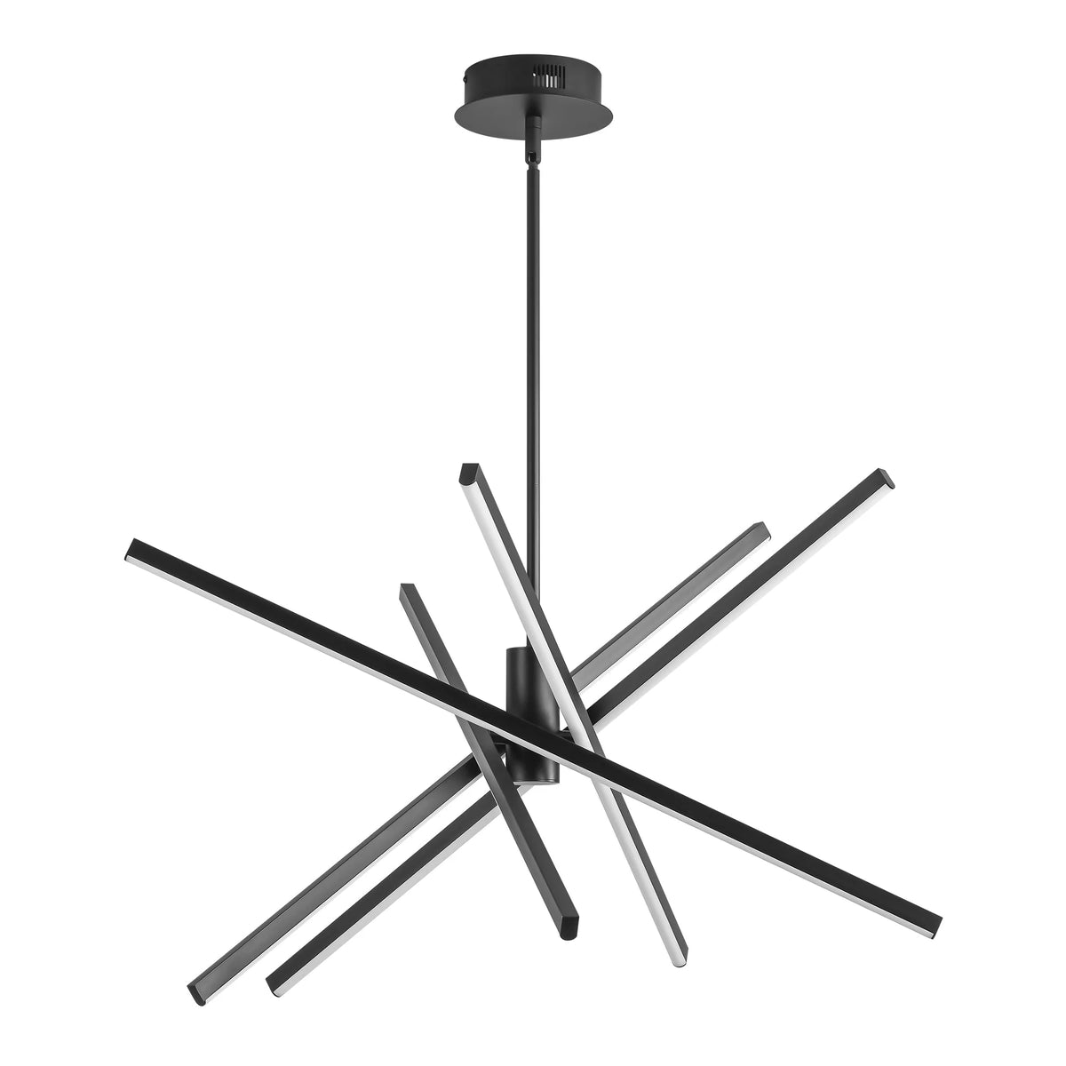 5-Light Aluminum Dimmable LED Linear Chandelier X4369