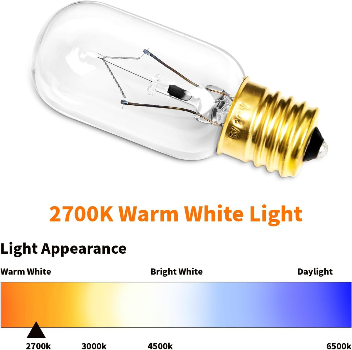 Light Bulb 125V 30W E17 Base P274