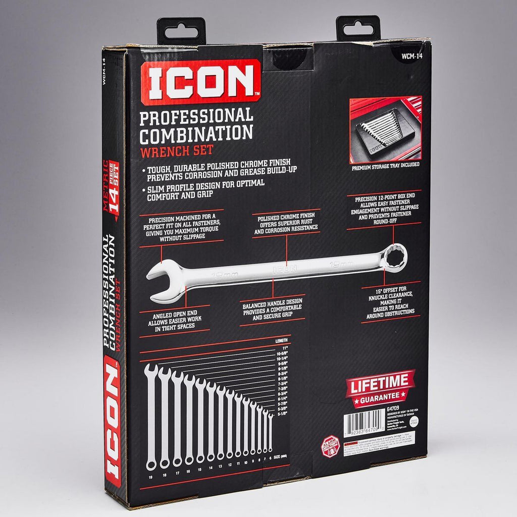 14 Piece Metric Combination Wrench Set Z8739