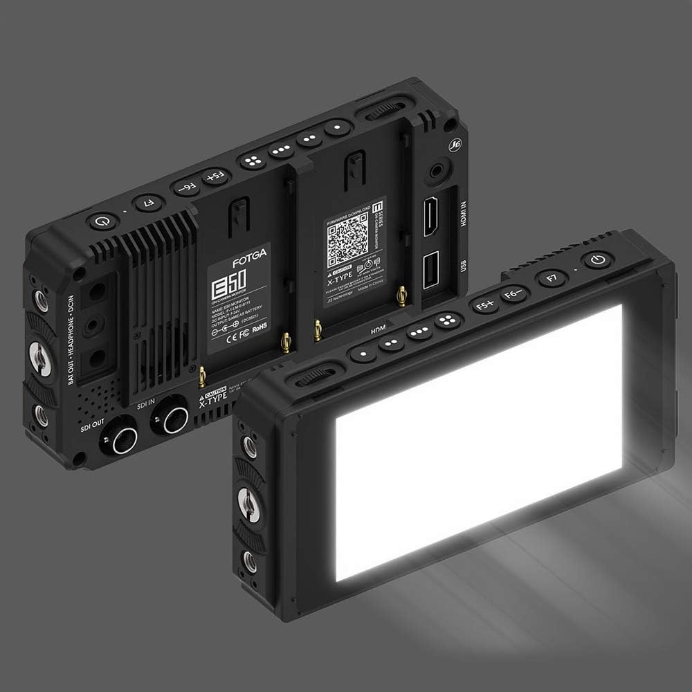 5 Inch IPS DSLR Camera Field Monitor 2000nit Touch Screen with 4K HDMI Input Output M11608