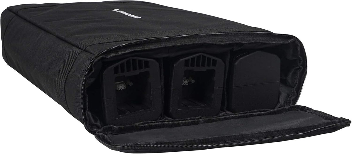 White Pair of Passive Wall-Mount Column Mini Line Array Speakers with 4 x 5” Woofers C669