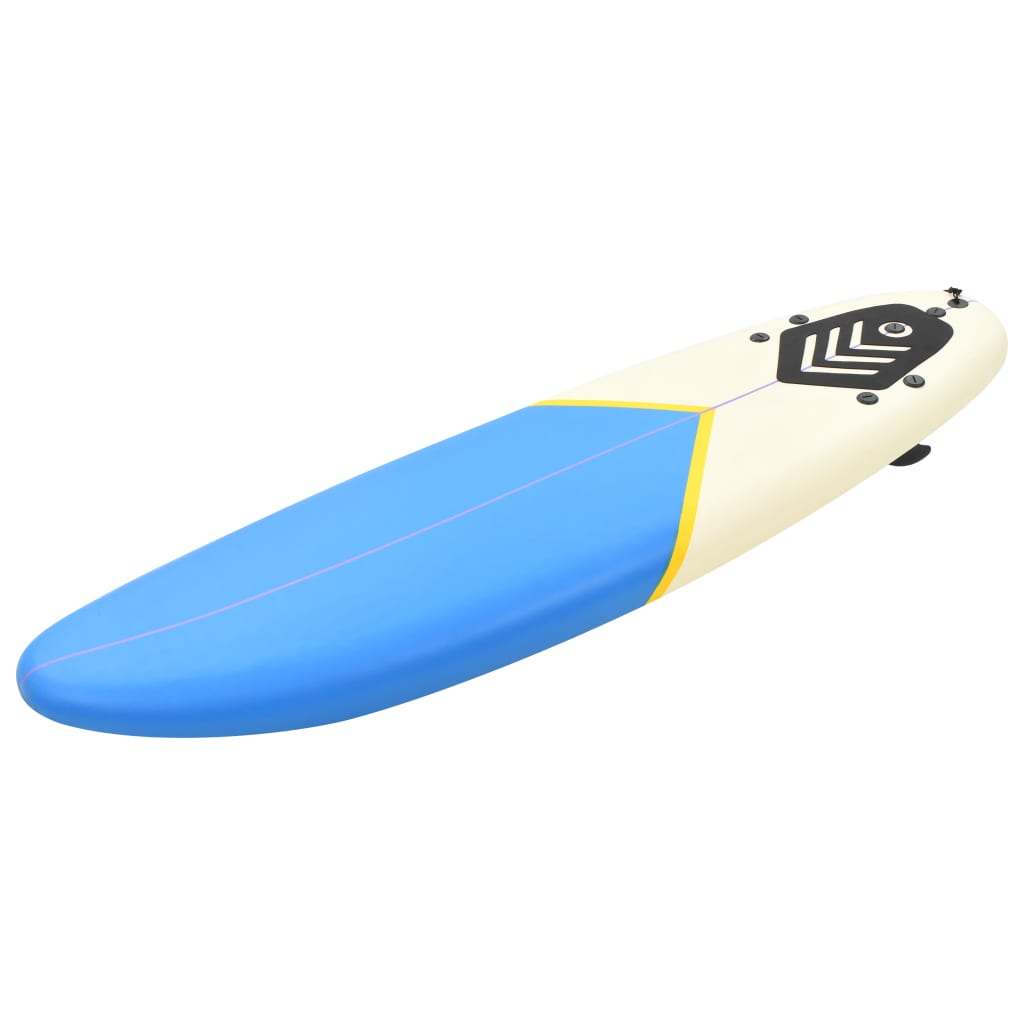 Blue and Cream Surfboard H86400