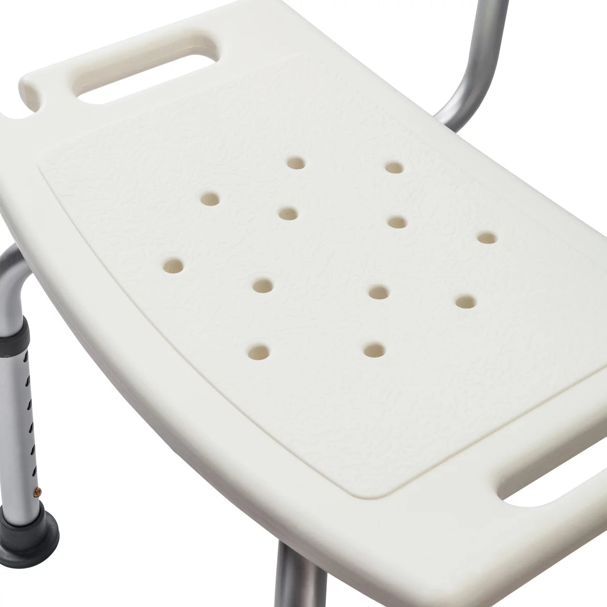 Adjustable Shower Chair Seat Bench with Removable Back U42731