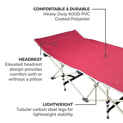 Folding Camping Cot 300 lbs T964