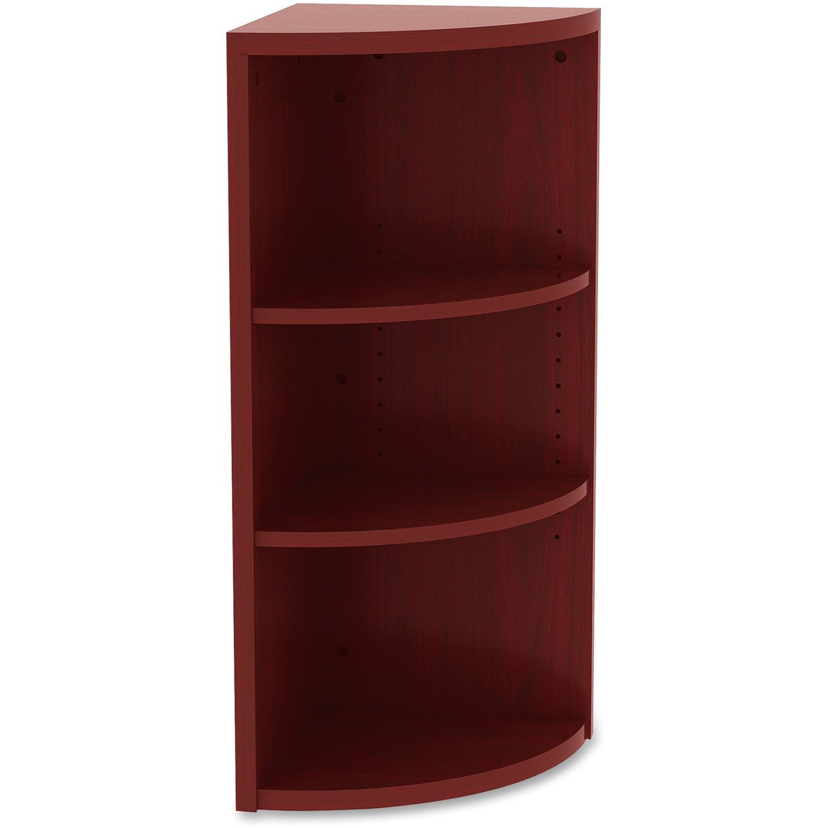 3 Shelf Corner Bookcase, Mahogany K691