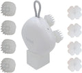 IPX7 Waterproof Cordless 2 in 1 Scalp Massager with 8 Stand & Removable Massage Heads, Pack of 2 Q564