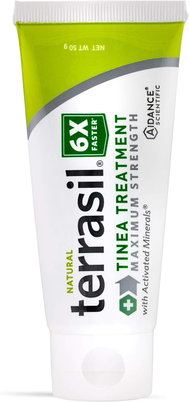 Tinea Treatment MAX Strength with All-Natural Activated Minerals, 50gm tube size J5862