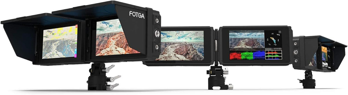 5 Inch IPS DSLR Camera Field Monitor 2000nit Touch Screen with 4K HDMI Input Output M11608