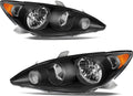 Black Housing Headlamp for 2005 2006 Toyota Camry N9015