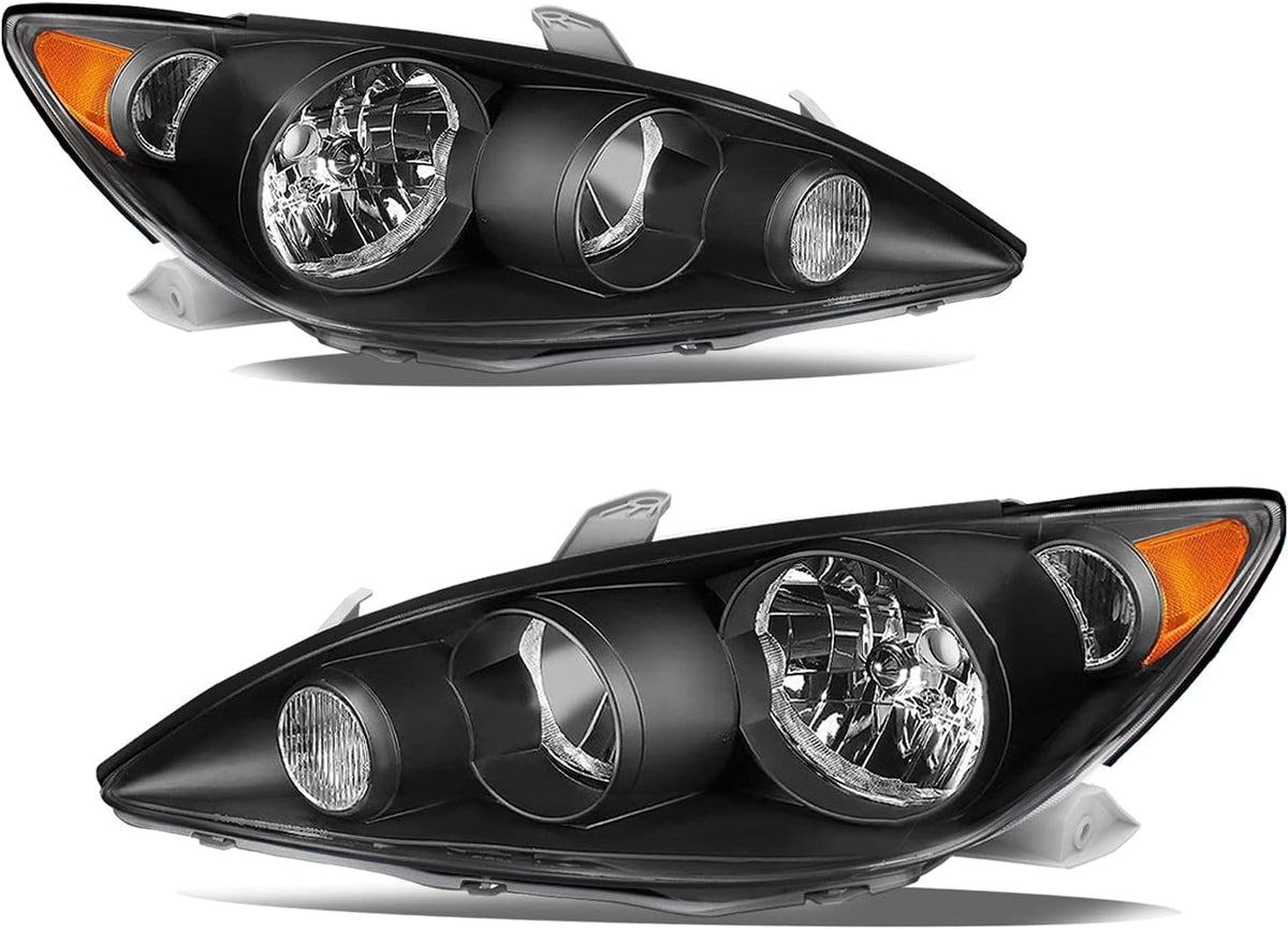 Black Housing Headlamp for 2005 2006 Toyota Camry N9015