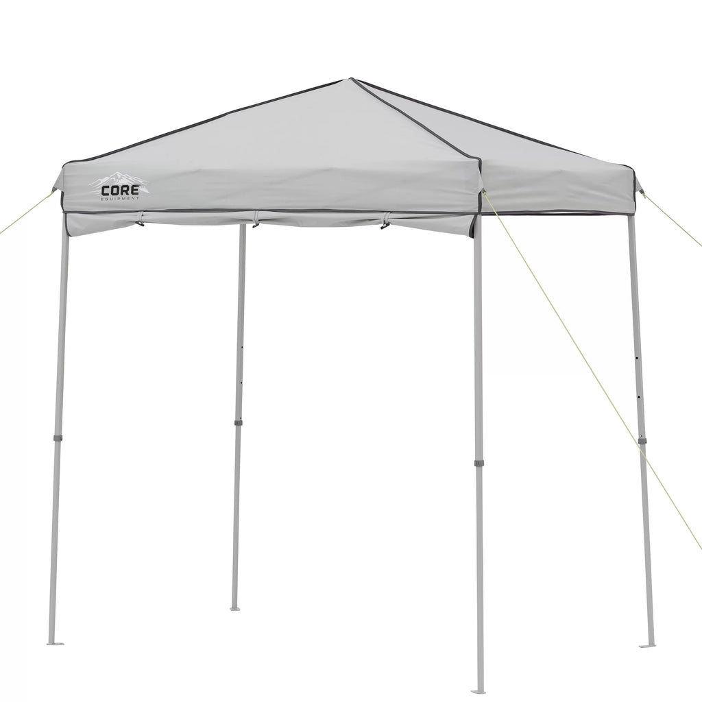 6 x 4 Ft Pop Up Instant Tent Canopy with Half Sun Shade, Gray C47583