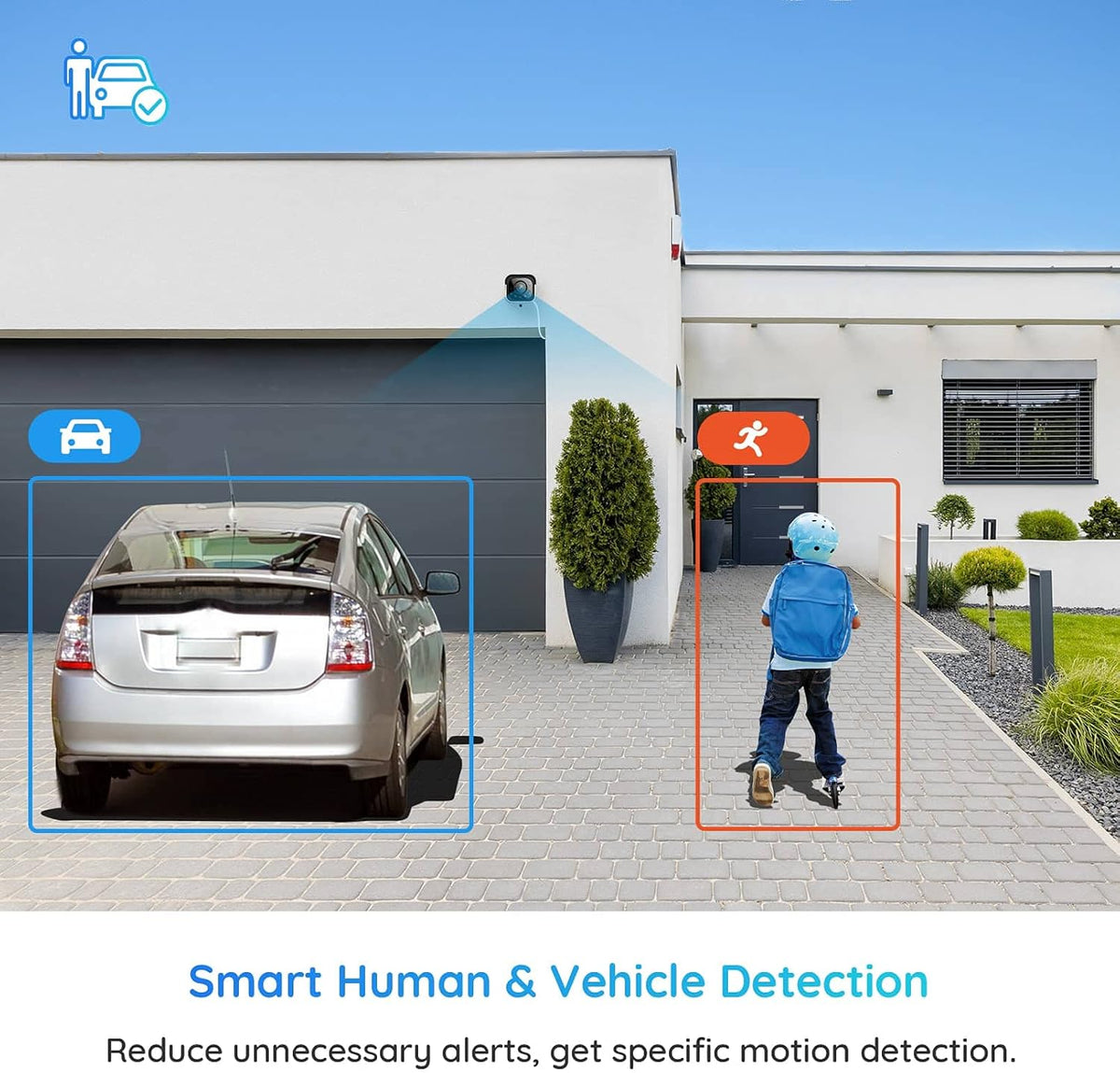 4K IP PoE Security Camera with 5X Optical Zoom and Color Night Vision B180