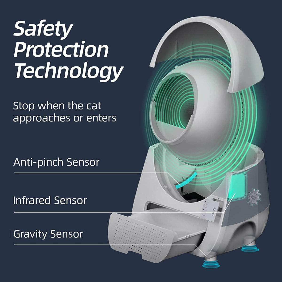 Self-Cleaning Automatic Cat Litter Box Z572