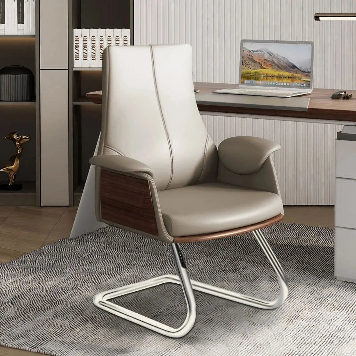 Leather Office Chair Ergonomic Arm Chair T431531