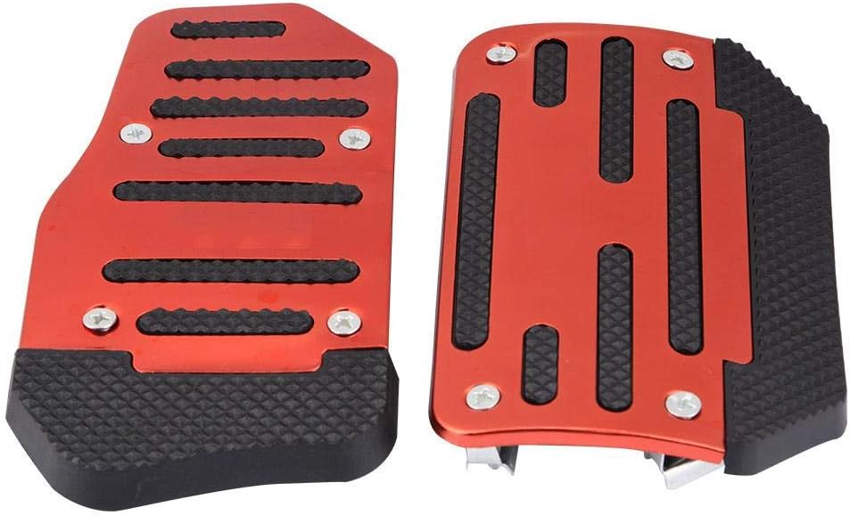 Silver Alloy Nonslip Brake Pedal Cover S270