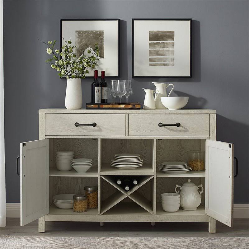 2 Drawer Wine Rack Sideboard T789298