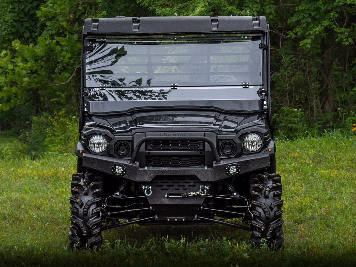 Heavy Duty Scratch Resistant Flip Down Windshield A9064