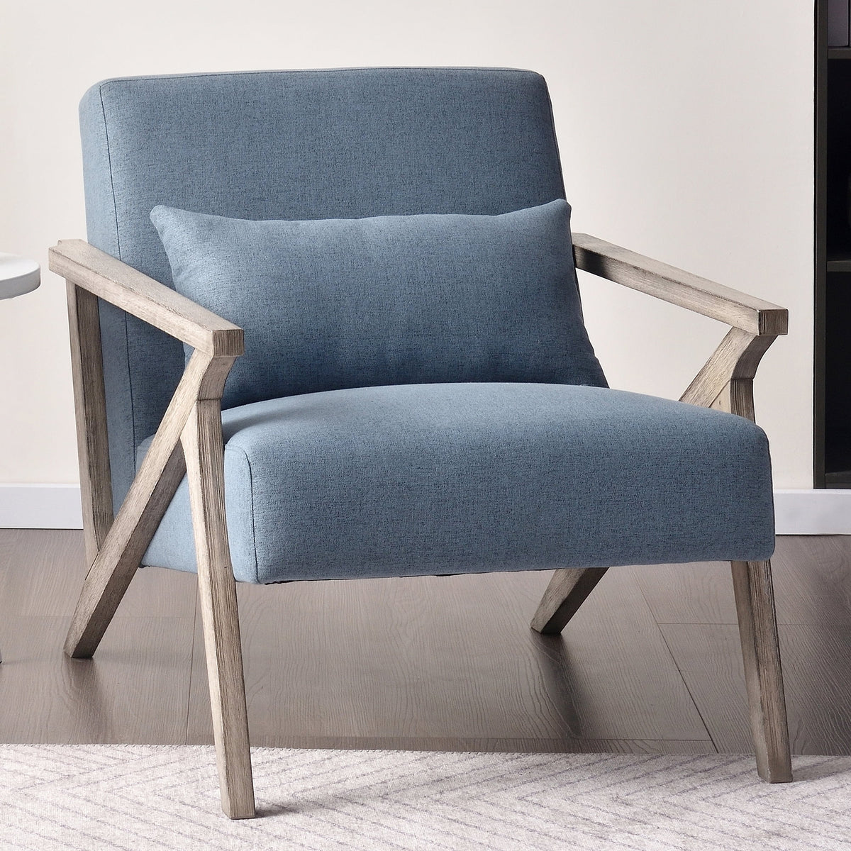Beige Mid Century Accent Chair K592