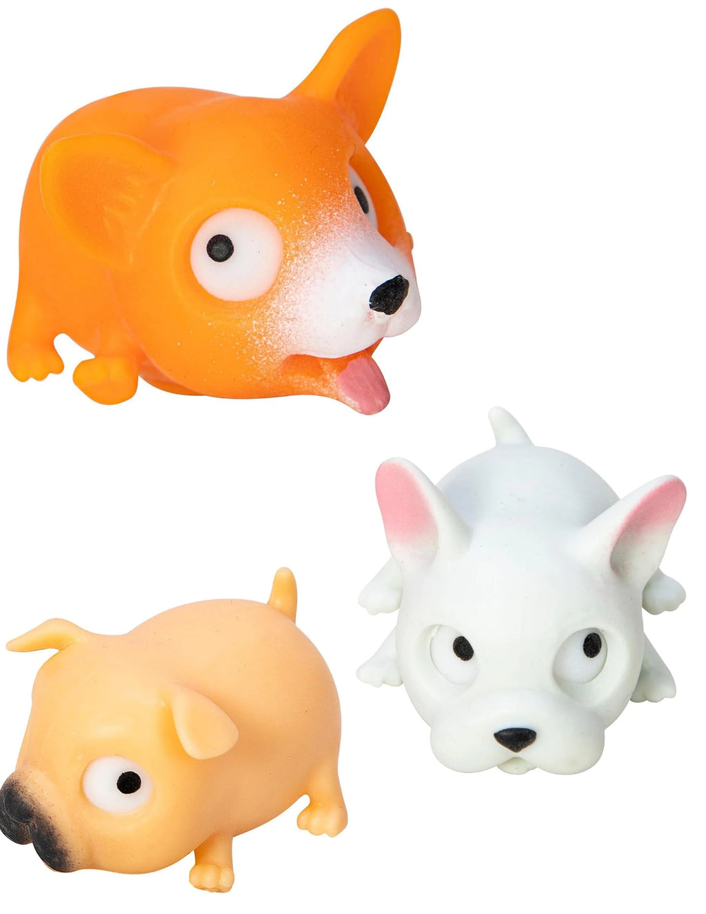 Squeeze Popping Puppies Fidget Toy (3 per Order + Bag) A1243