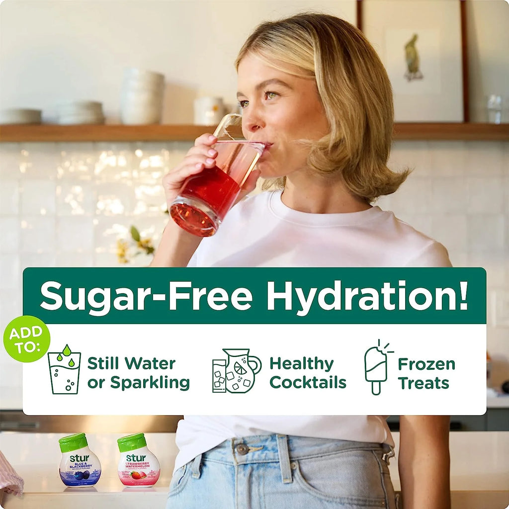 Liquid Water Enhancer Variety, Sugar Free, Zero Calories, 5 Bottles N57761