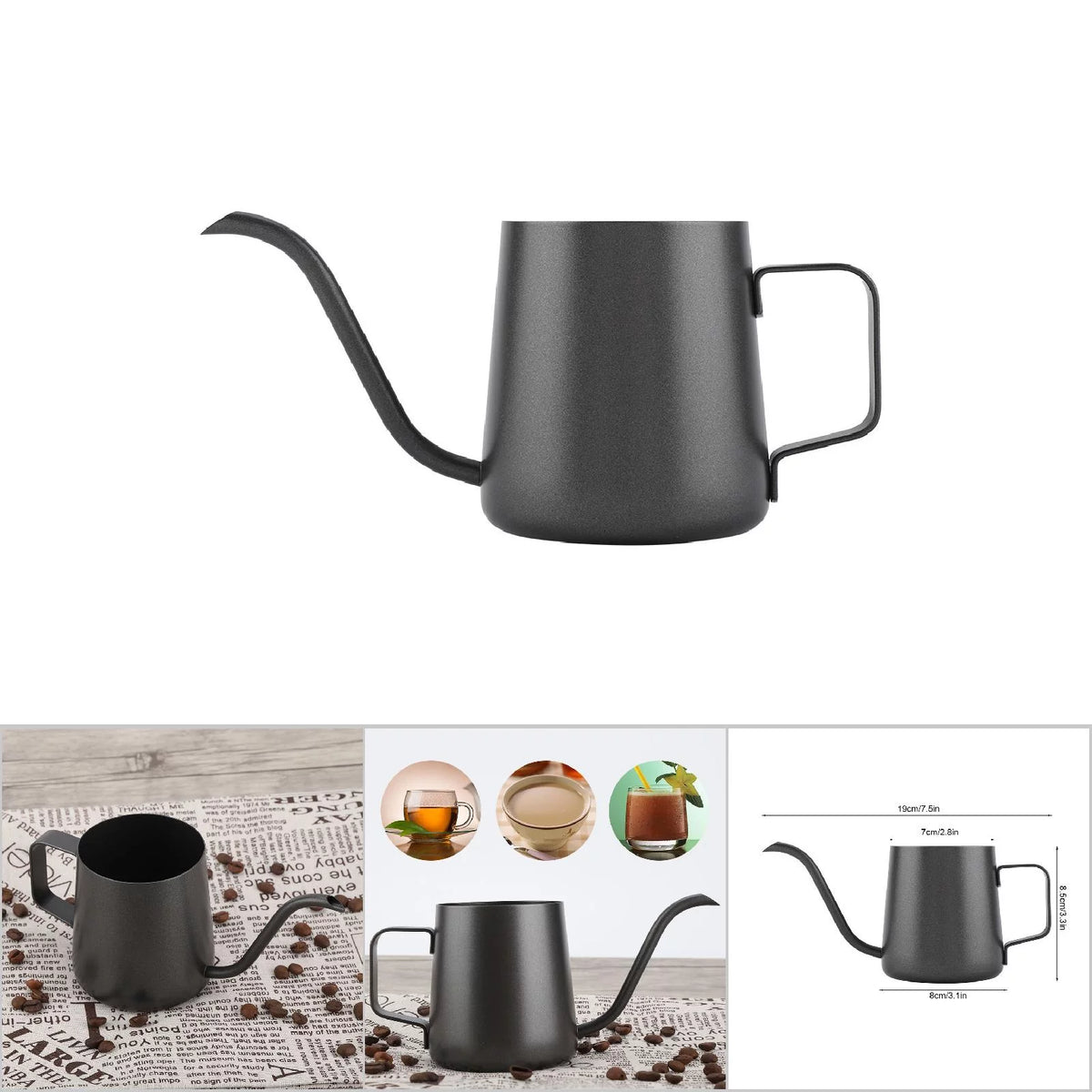 Stainless Steel Pour Over Coffee Pot 350 ml N841