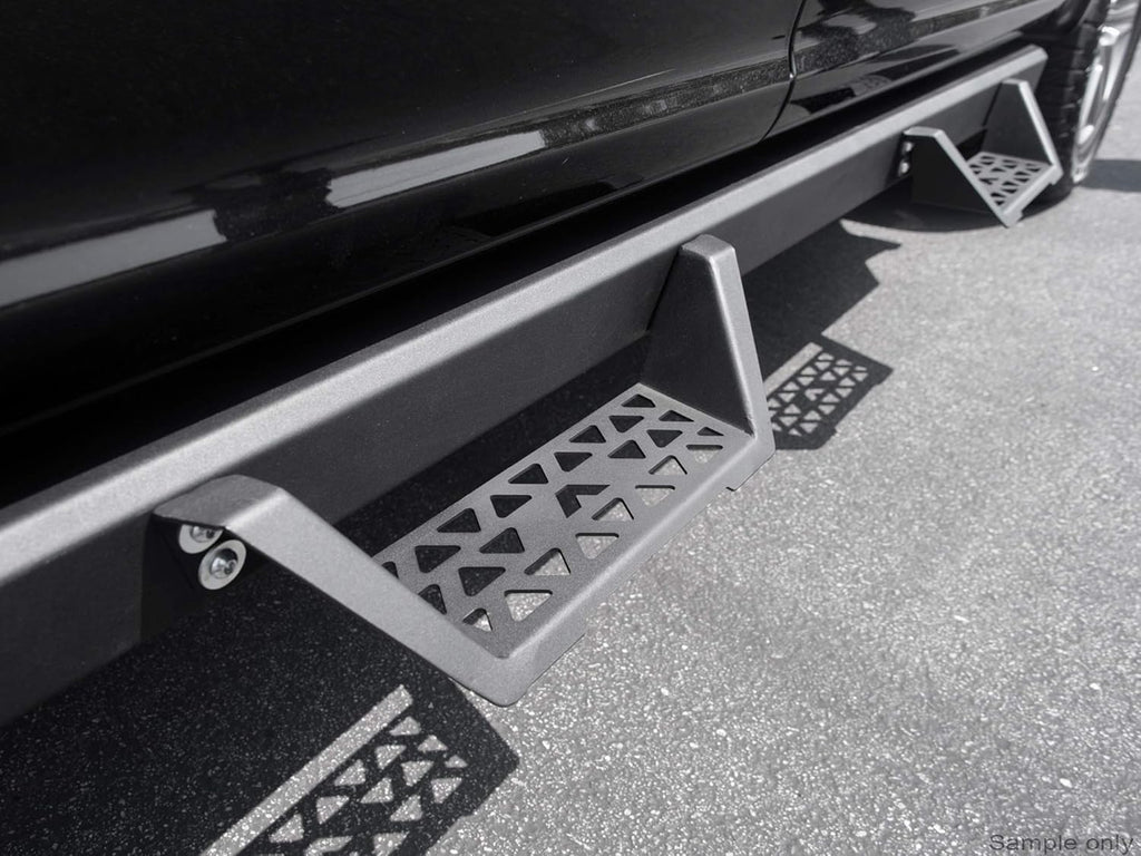 Matte Black Drop Steps for Ford F-150 Super Duty V182809