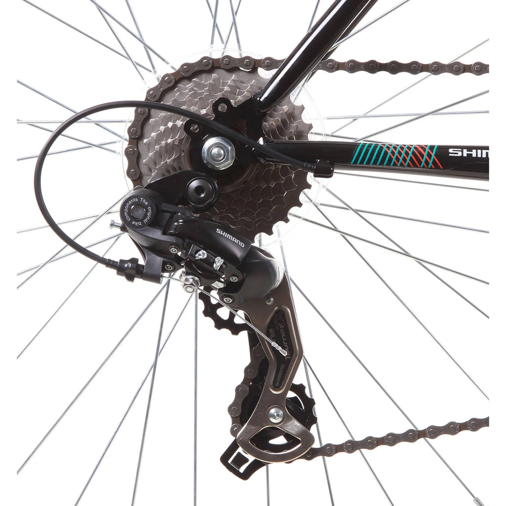 Black 21-Speed Suspension Mountain Bike H835