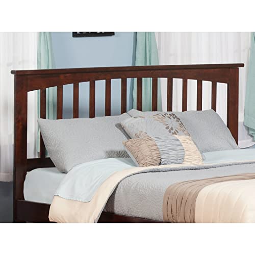 Full Size Headboard with Attachable Charger in Walnut X143602