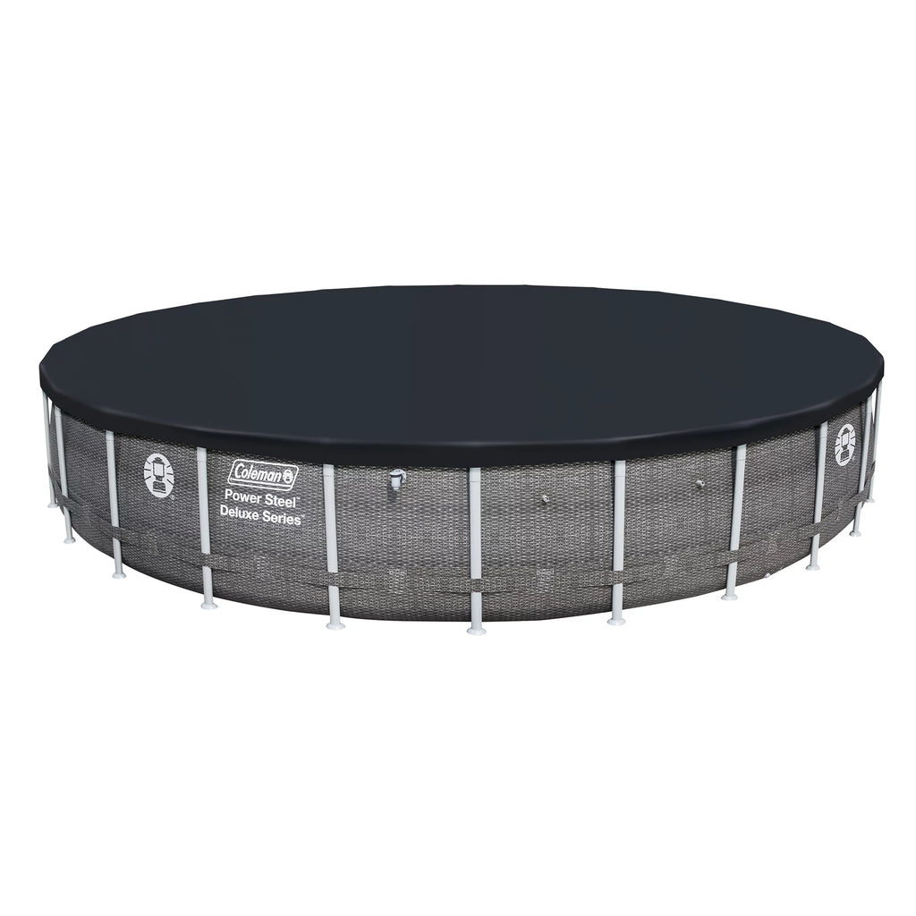 Power Steel Pool Set with Pump, Ladder and Cover O3184
