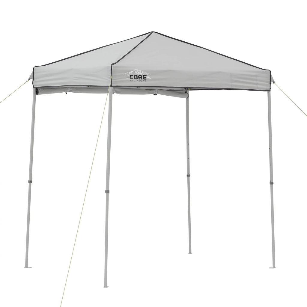6 x 4 Ft Pop Up Instant Tent Canopy with Half Sun Shade, Gray C47583