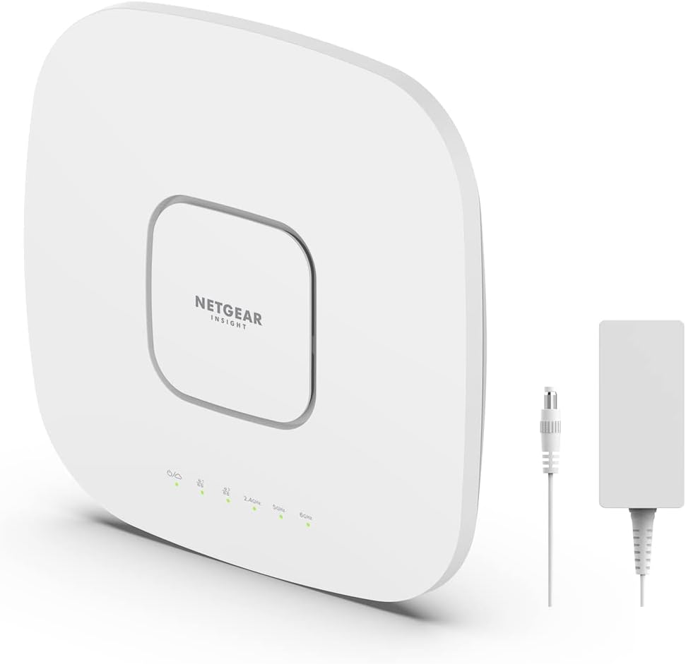 WiFi 6E Tri-Band AXE7800 Wireless Access Point with Power Adapter Z43992