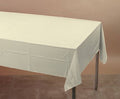Ivory Tissue Poly Tablecover 54 x 108 Case of 24 A6973