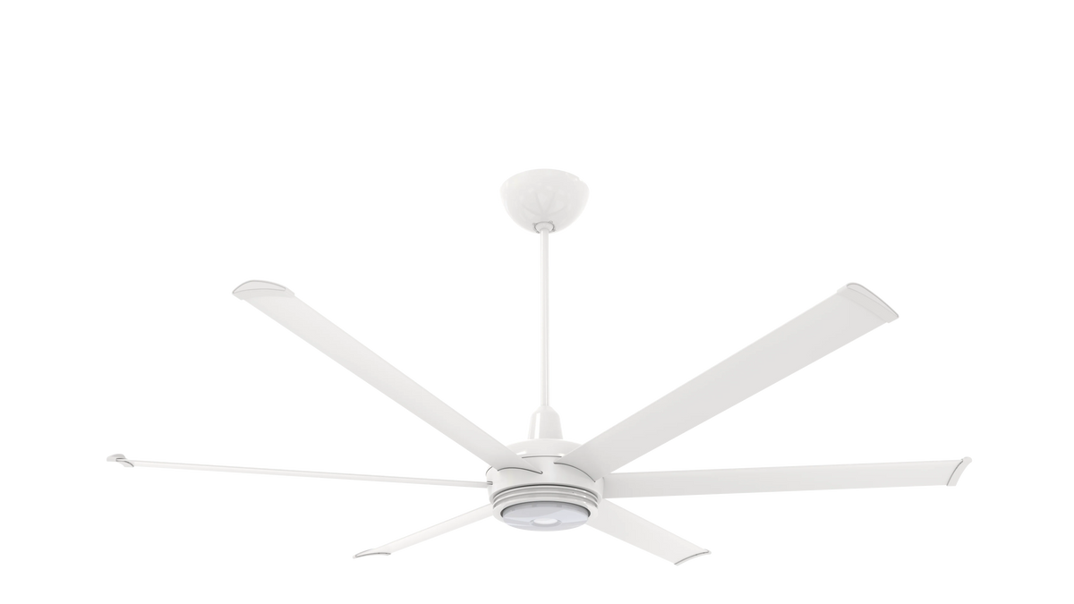 White 72 Ceiling Fan with Downlight LED R78339
