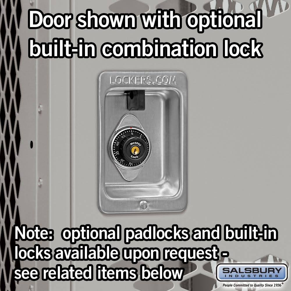 Triple Tier Vented Metal Locker G1033