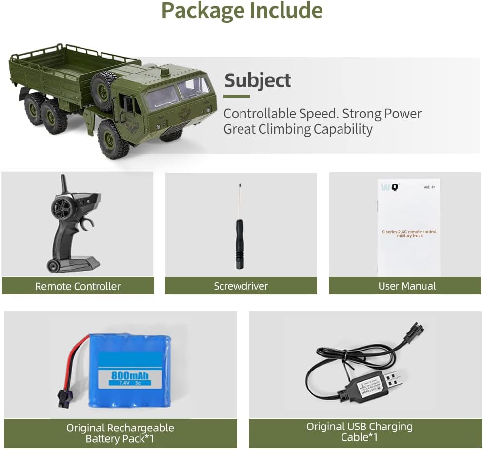 Remote Control 6WD Off-Road Truck M141