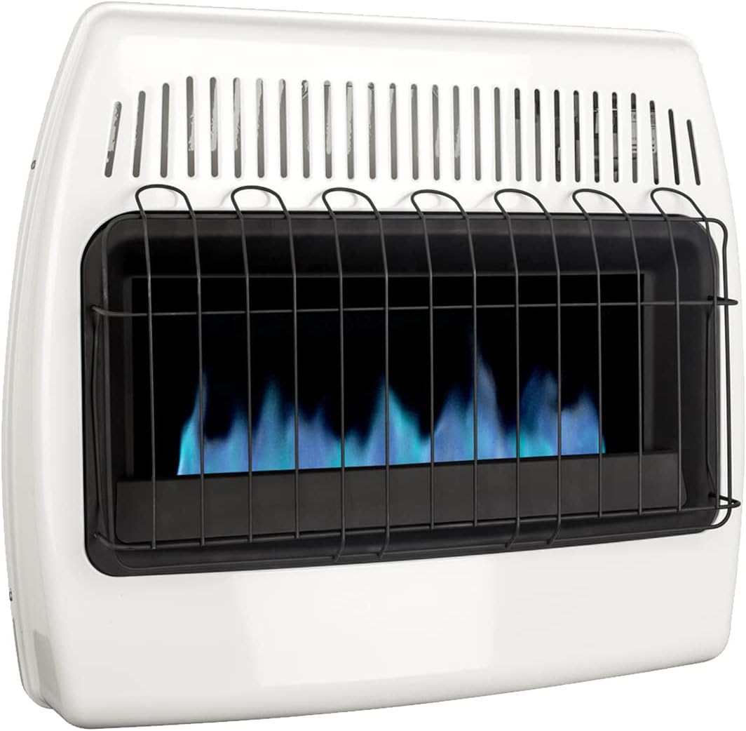 Black Natural Gas Heater with Free Standing Legs N3746
