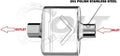 Single Chamber Race Muffler 3" Pack of 2 P26545