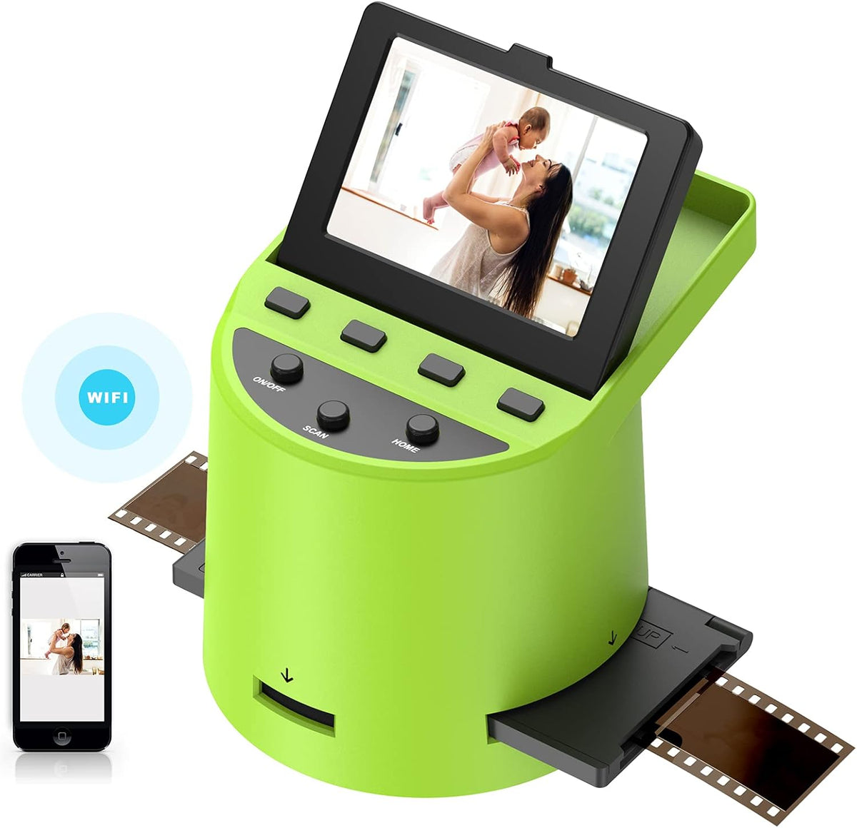 22MP Wireless Digital Film Scanner with 3.5 LCD B3470