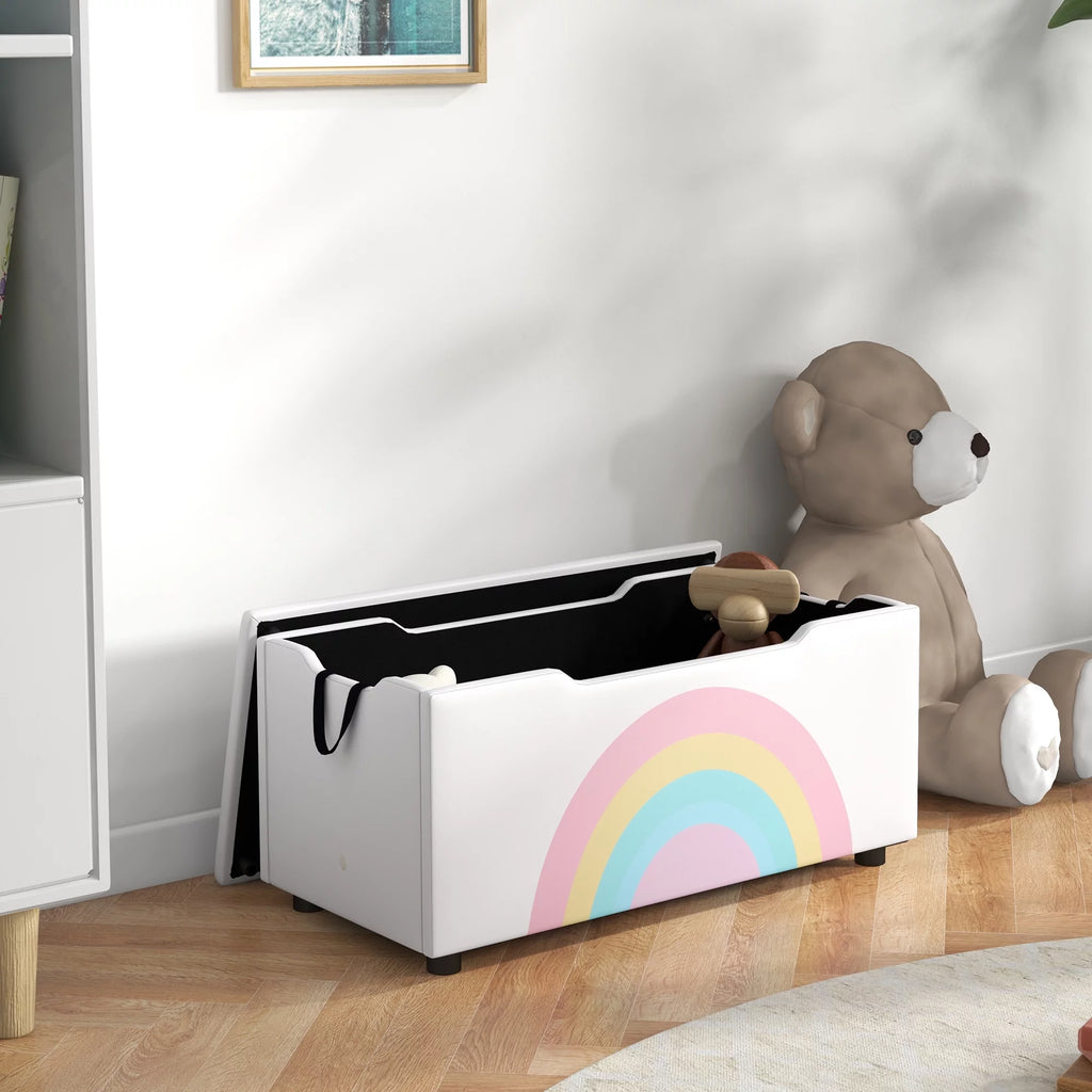 White Toy Box Chest U733
