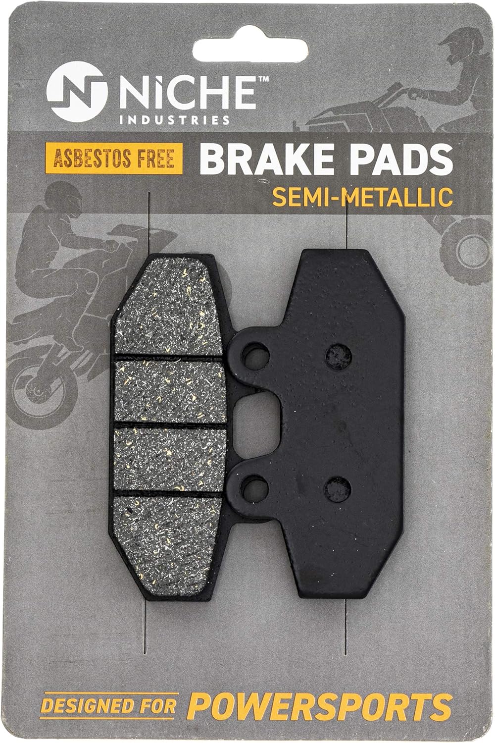 Semi-Metallic Brake Pad Set Pack of 2 J482173