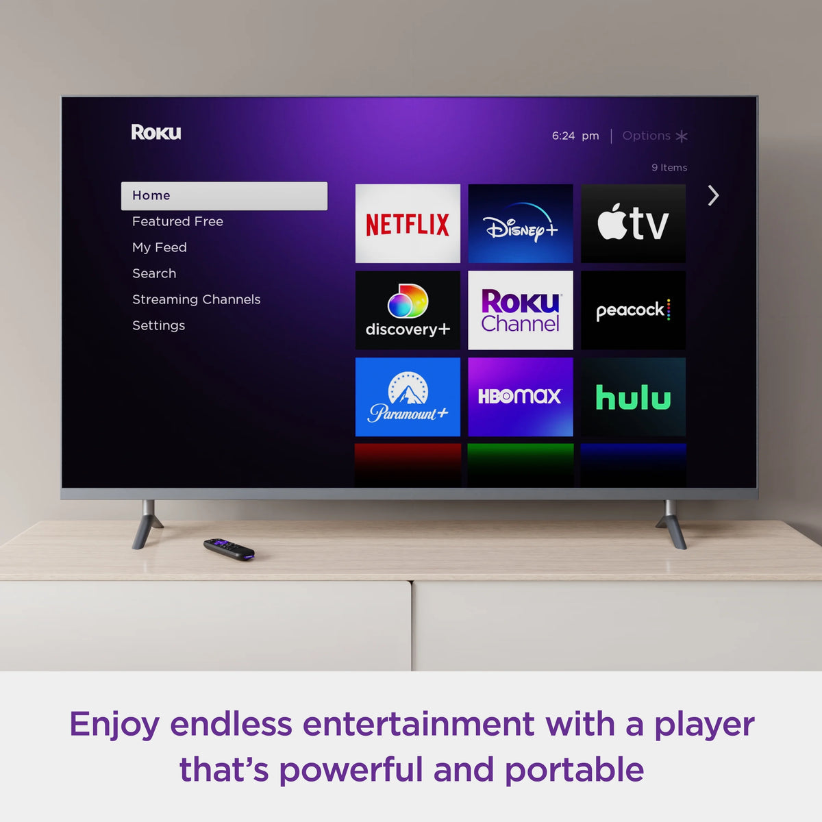 Roku Streaming Stick 4K Streaming Device with Voice Remote T69224