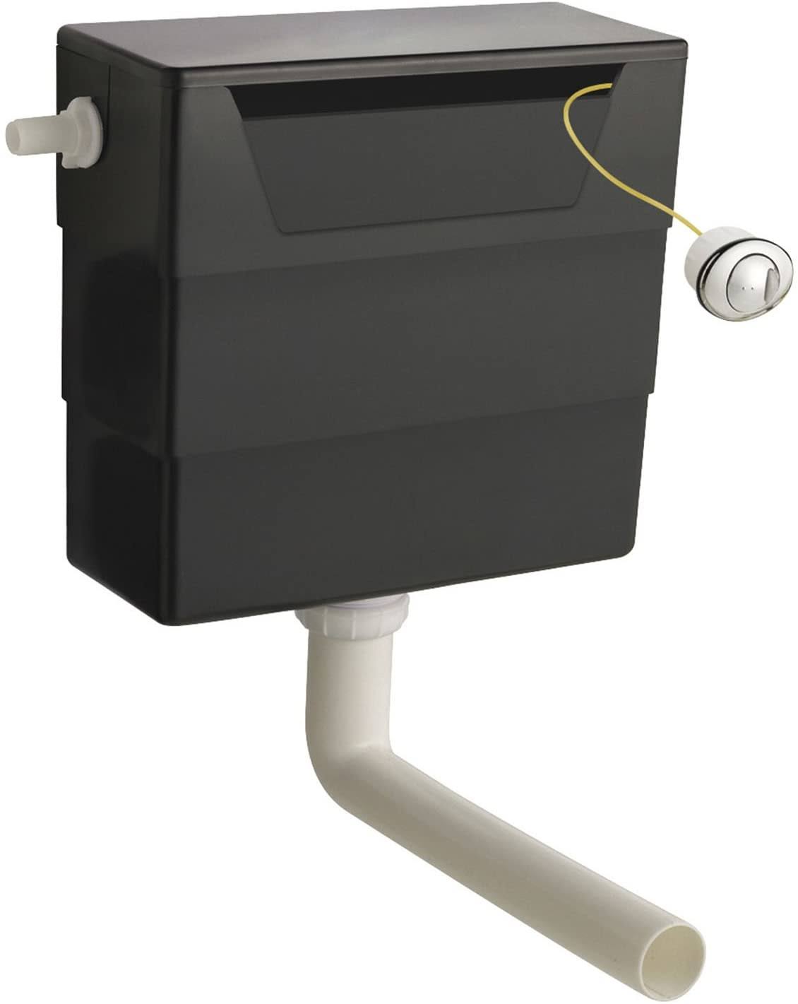 Black Concealed Cistern P5135