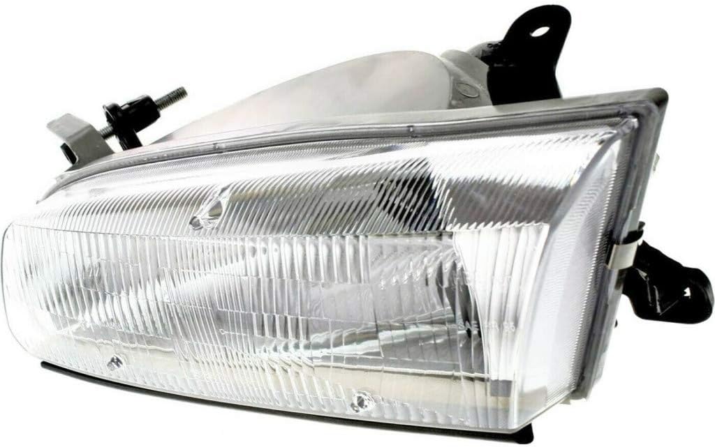 Headlight Assembly Pair for Toyota Camry 1997 1998 1999 Halogen W4232