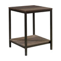 Smoked Oak Finish Side Table X855432
